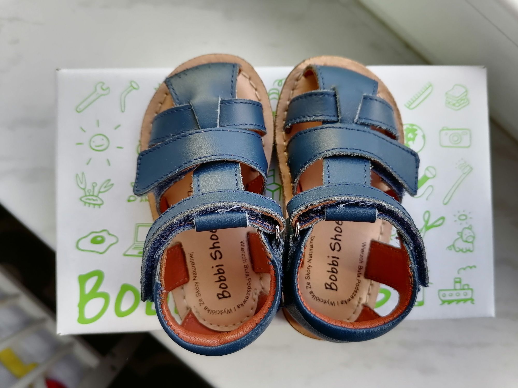 Buty Buciki Sandały Sandałki, Bobbi Shoes, rozmiar 20