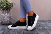 Klasyczne trampki buty sportowe CZARNE 41