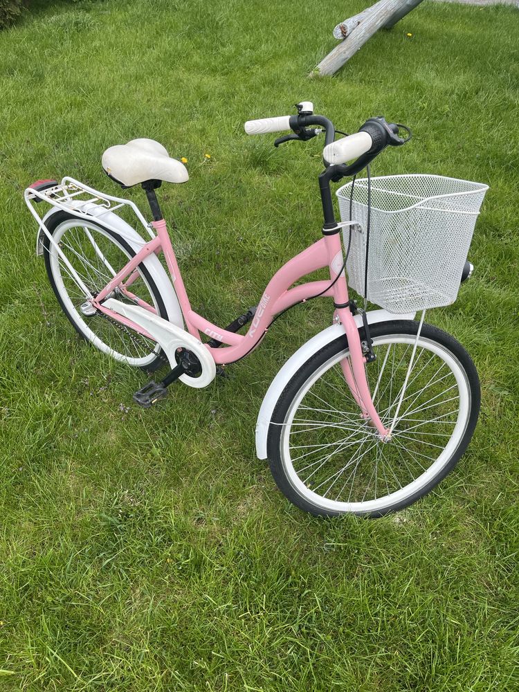Rower damski Ko2 bike city różowy