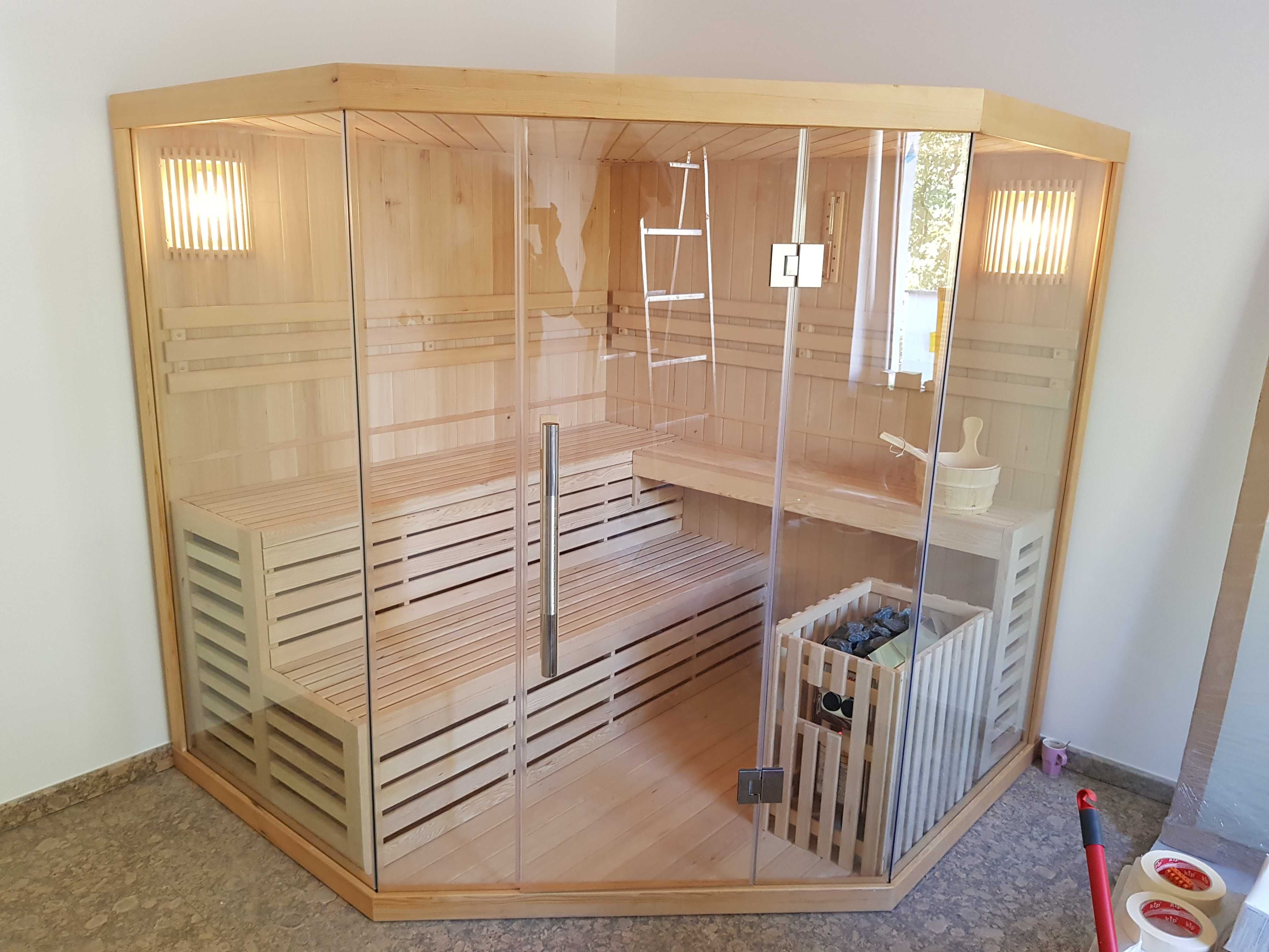 Sauna Fińska Sucha *Premium 450* Narożna - Harvia