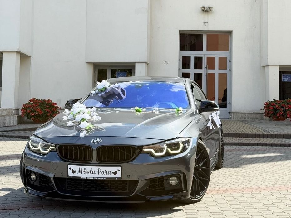 BMW 440i wynajem do ślubu wraz z kierowcą