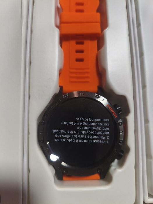 Тактические смарт часы GPS, Amoled,фонарик,530mAh