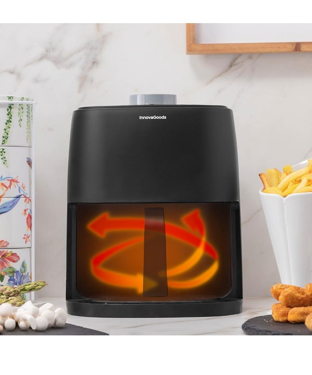 Frytkownica Bezolejowa InnovaGoods Fryinn Lite 2000 Czarny 1200W 2 L