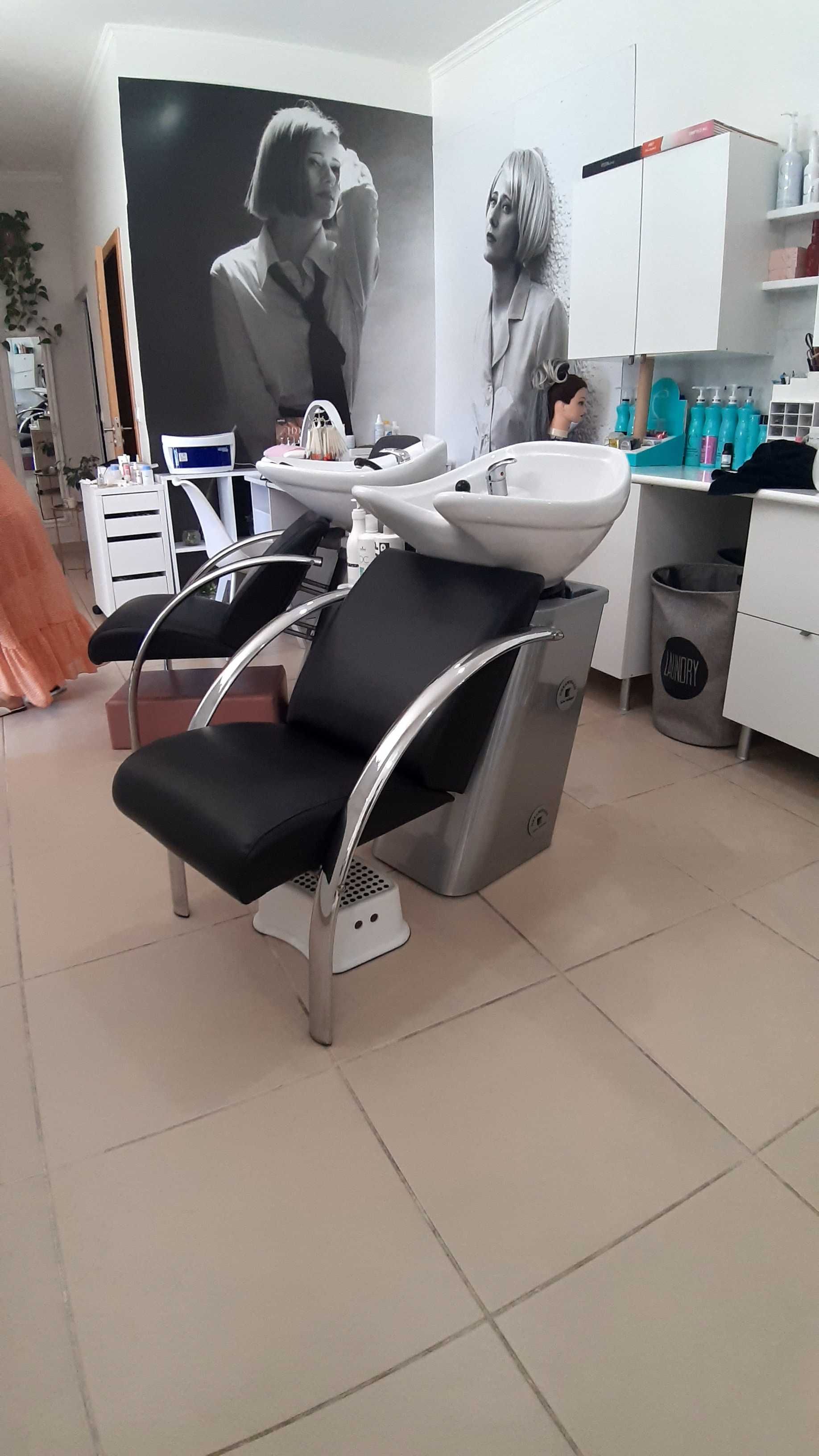 Rampa de lavagem para cabeleireiro