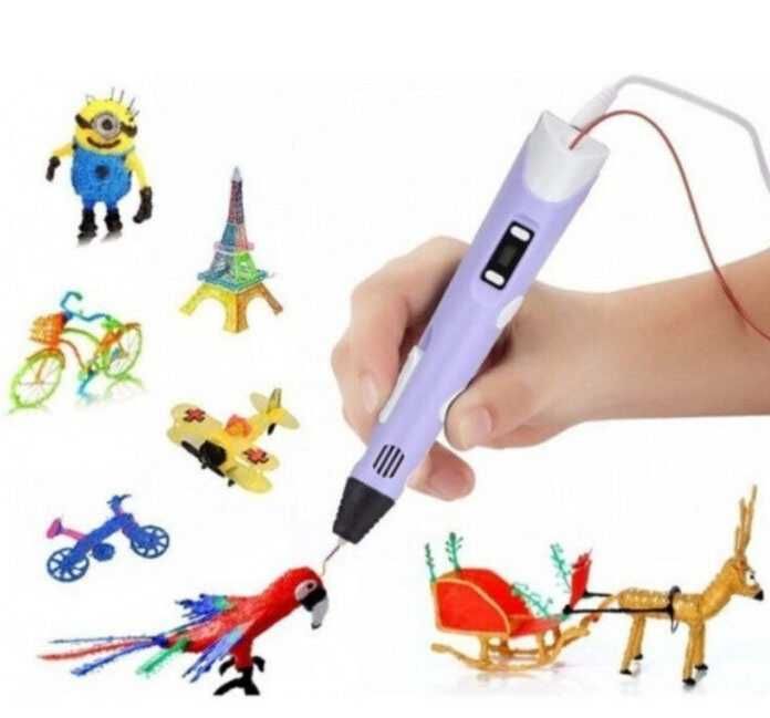 3D ручка Smart 3D Pen 2 c LCD дисплеєм. Є різні кольори