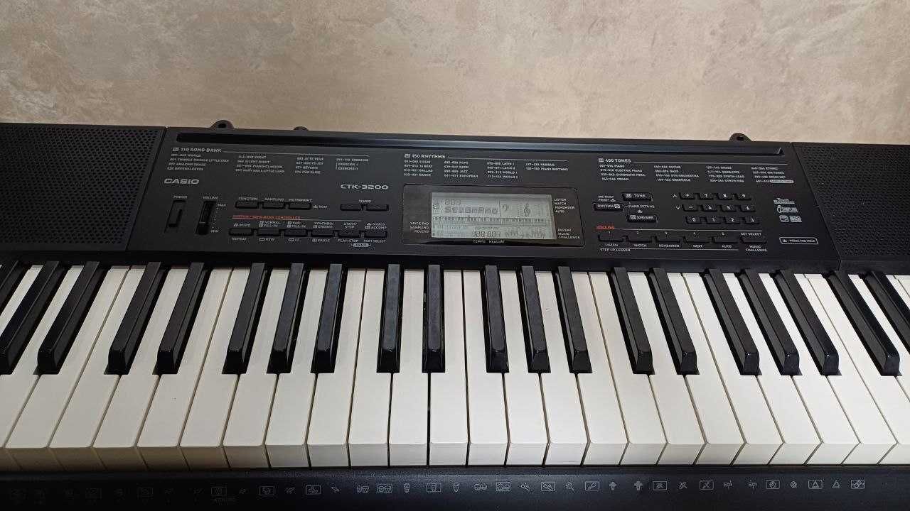 Синтезатор Casio CTK-3200!!! Динамічна модель + Подарунки.