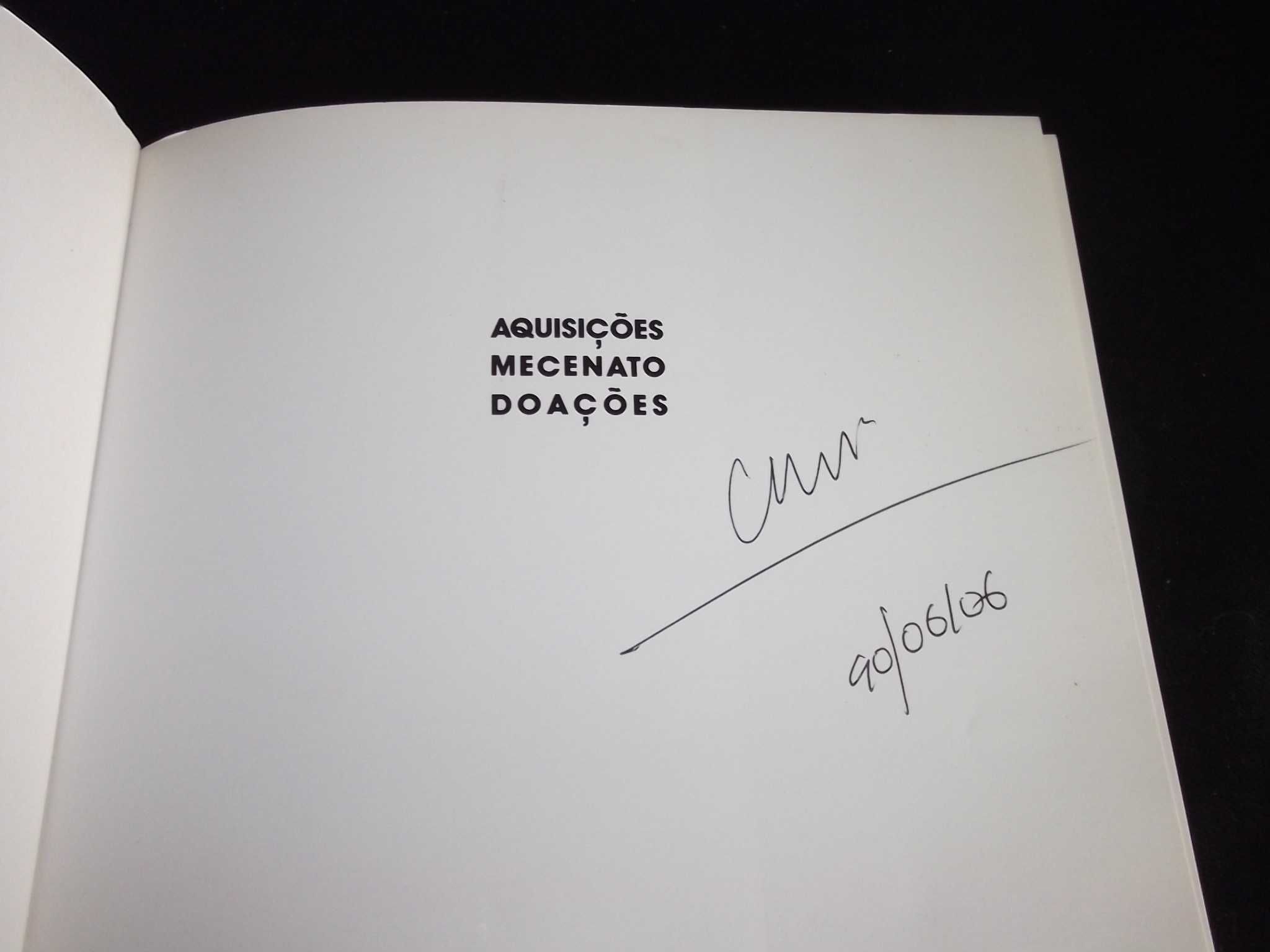 Livro Aquisições mecenato doações 1986 a 1990