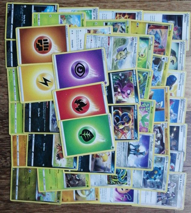 Oryginalne Karty Pokemon. 60 sztuk.