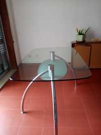 mesa de vidro impecavel || 200€ negociavel