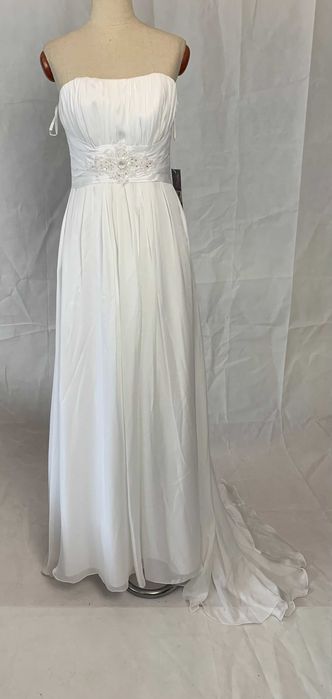 Nowa suknia ślubna Empire 38 M Klasyczna Okazja ciążowa prosta boho