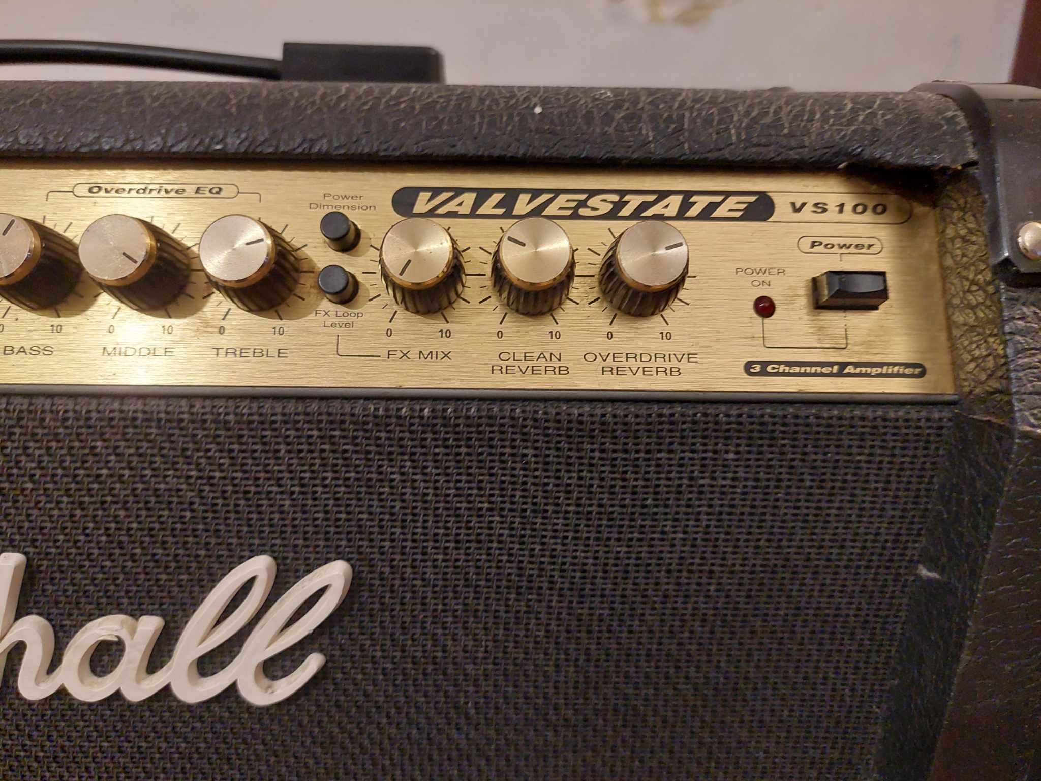 Wzmacniacz Marshall Valvestate VS100 + kolumna 4x12" (Model 8412)