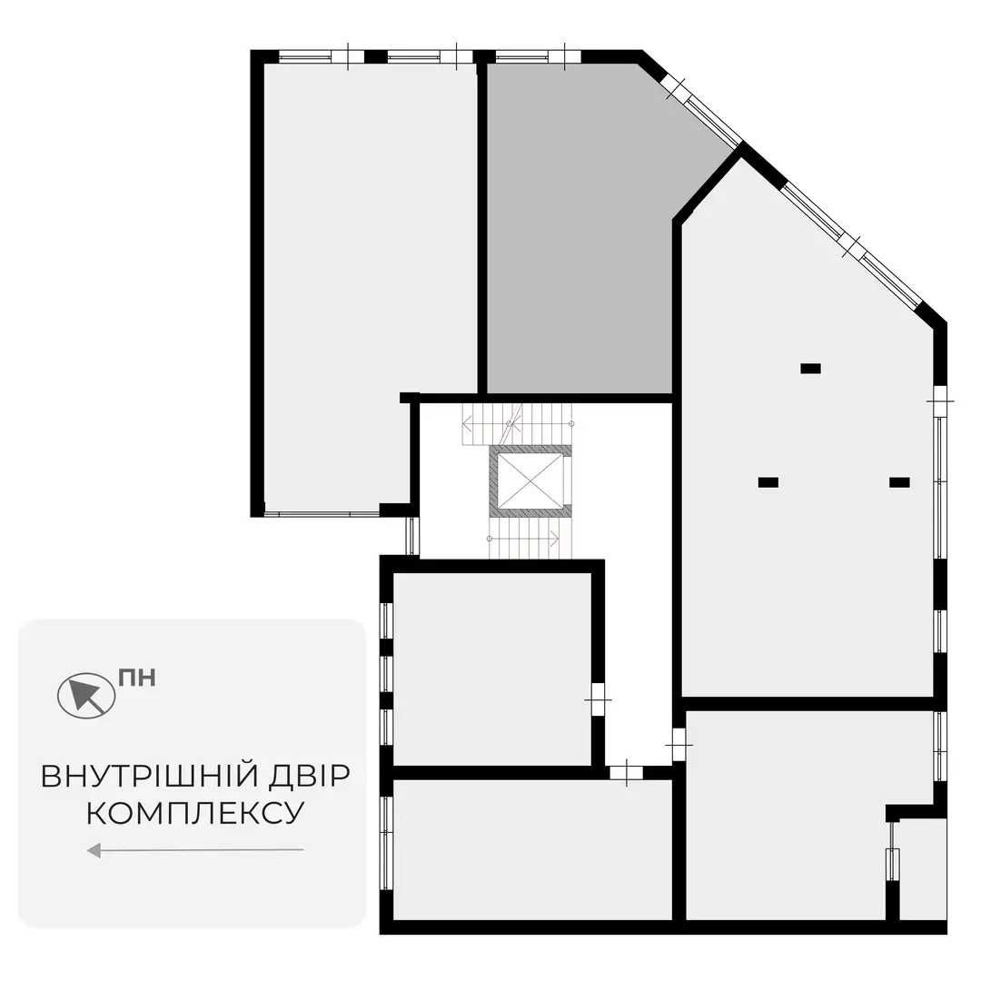 Продаж комерційного приміщення 59.8 м² у ЖК Grand Hills - GHK 602