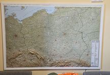 Mapa Polski 3D z ramką