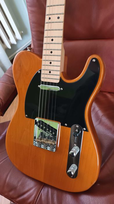 Gitara TELECASTER designet in UK By VINTAGE  Natural