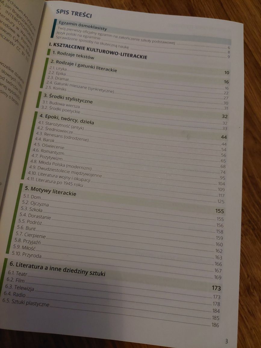 Tak zdam egz. ósmoklasisty Operon język polski gramatyka i literatura