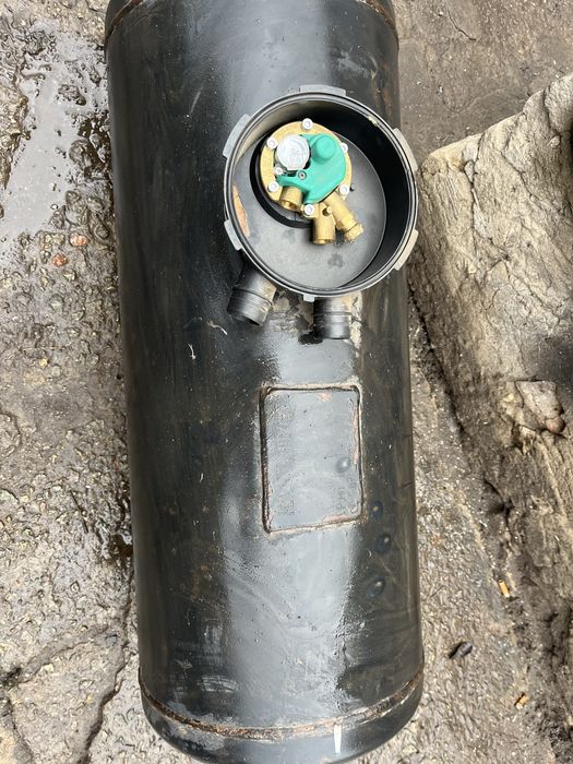 Газавый балон на 50 л с газом редуктором и заправочним