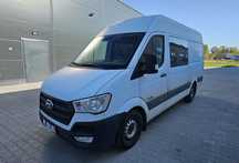 Hyundai H350 Brygadówka - b. mały przebieg tylko 83 600 km, 2,5 CRDi (170 KM), 7-osobowy, jak  Ducato, Boxer, Jumper, Crafter, Sprinter FV VAT 23% CENA BRUTTO