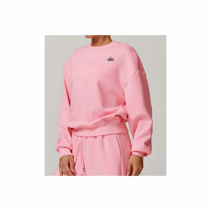 Світшот Alo Yoga Accolade Crew Neck Pullover Pink px446-PK