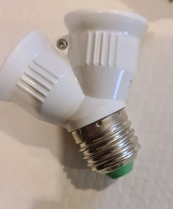 Casquilhos duplos para lampadas e27