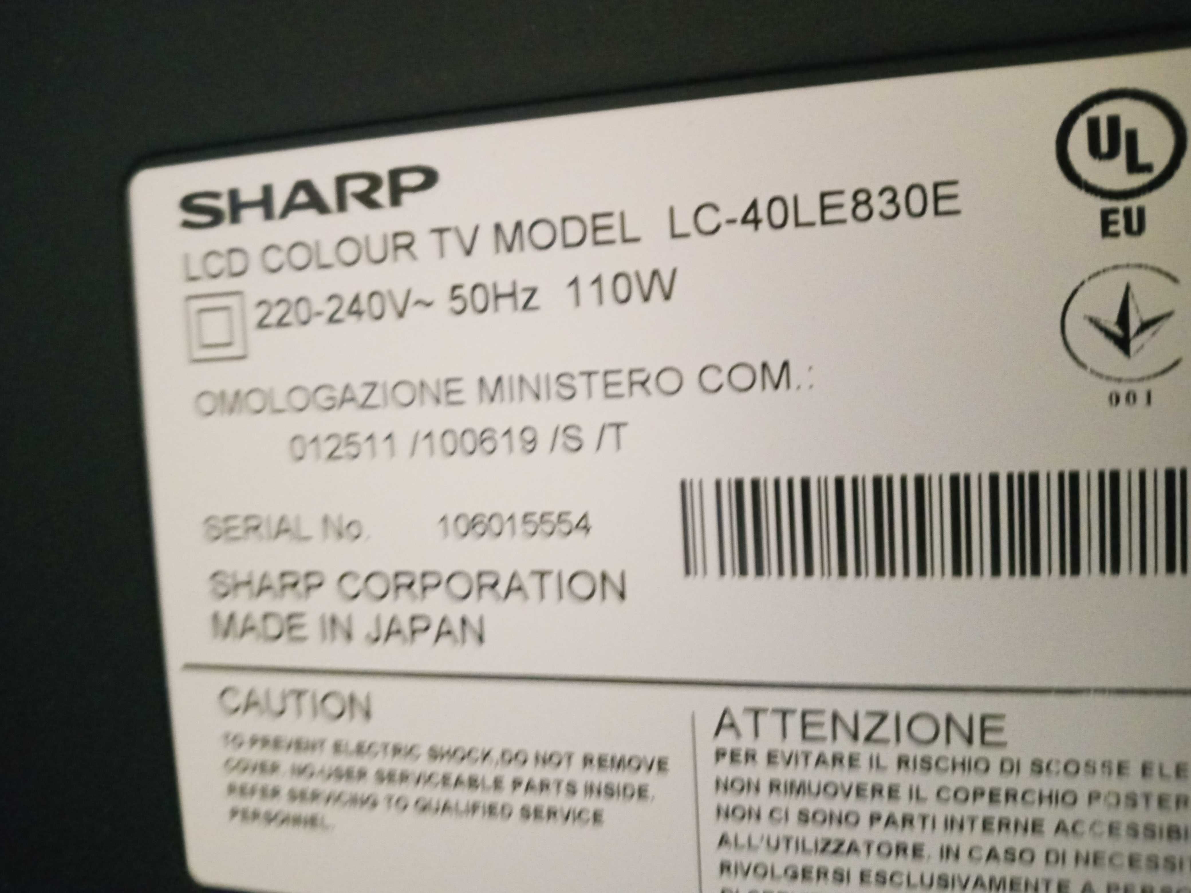 Telewizor SHARP LC-40LE830E