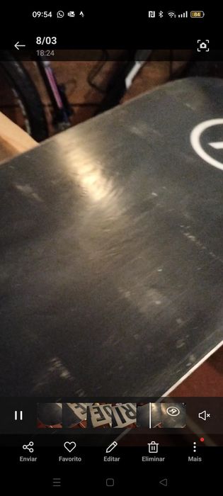 Enceramento e afiamento de snowboards e skis