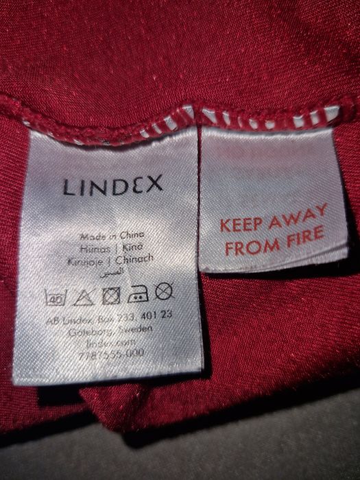 Sukienka dziewczęca świąteczna czerwona r. 86 Lindex 12-18 miesięcy