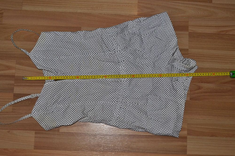 Kombinezon na zamek w grochy H&M S M 36 38 zip