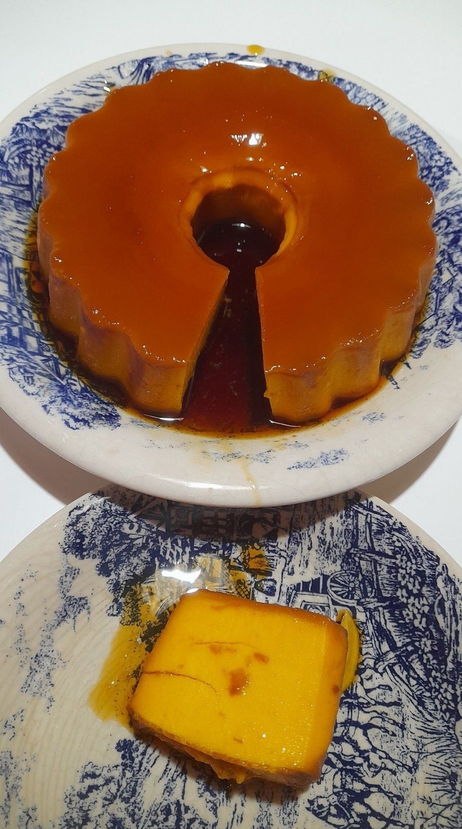 Pão de ló,  pudim e molotof