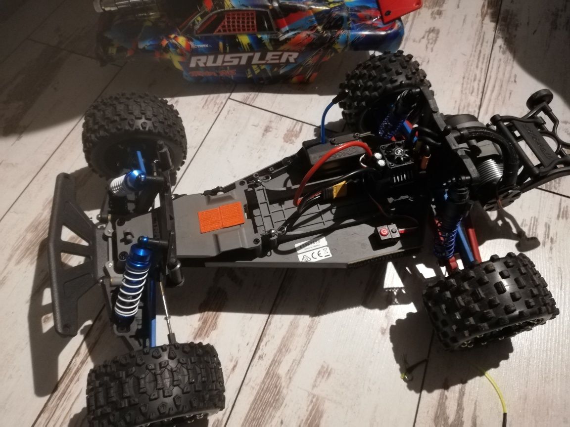 Traxxas rustler 2wd hobbywing MAX10 sct 120a ezrun 3660sl