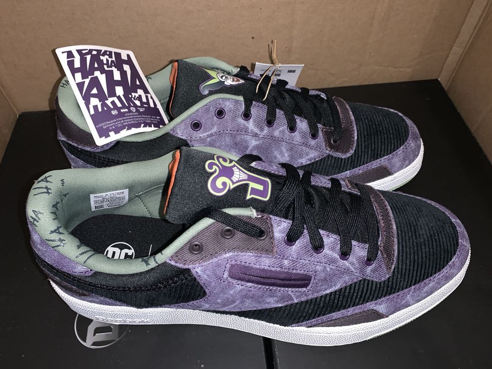 Кроссовки Reebok x DC Joker. Classics Men Club C 85.