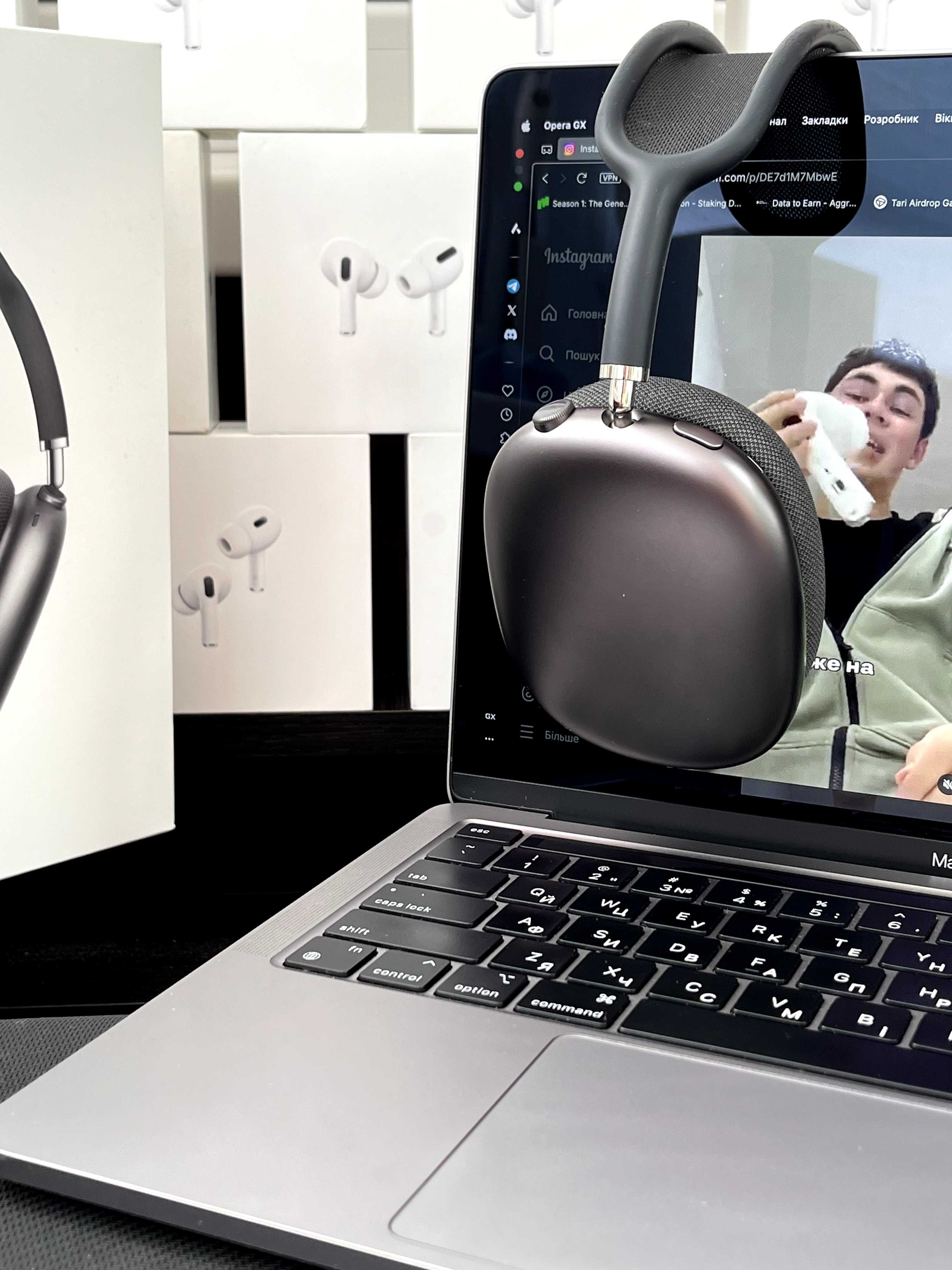 Знижка до кінця тижня! Магазин б/у AirPods Max Lightning Оригінал