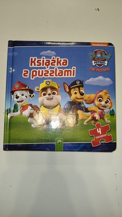 Książka z puzzlami Psi Patrol