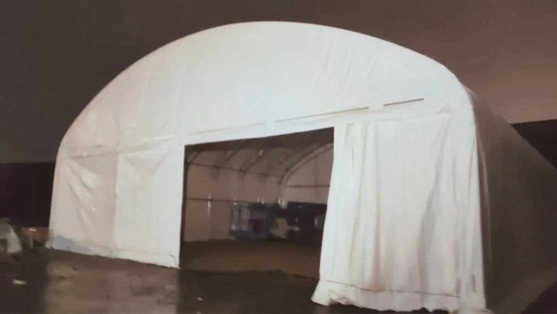 NOWY Hangar samolotowy 14x13m, duża brama 11x3,3m namiot