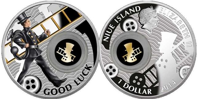Niue 2014 Szczęsliwe Monetki- Lucky Coins  Kominiarz