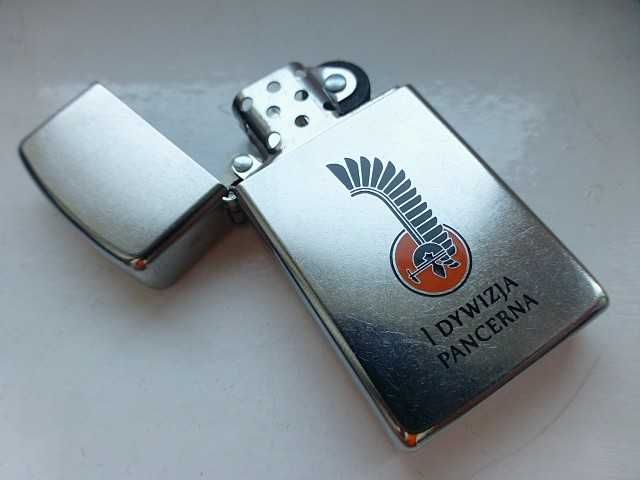 Zippo Slim Custom 1 Dywizja Pancerna PSZ na Zachodzie WP Maczek Breda