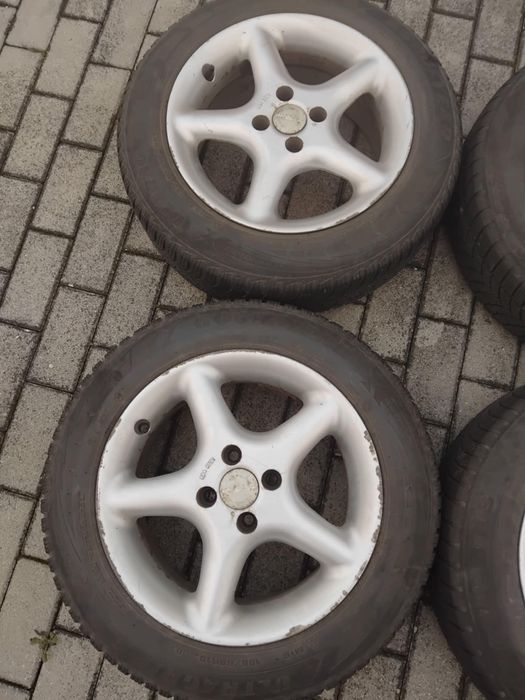 4 opony 185/65 R15 alufelgi 4x100. Zimowe.