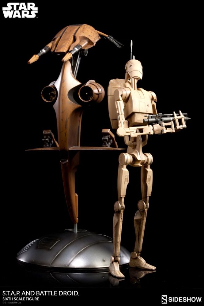 Siedshow Star Wars S.T.A.P and battle droid scale 1/6