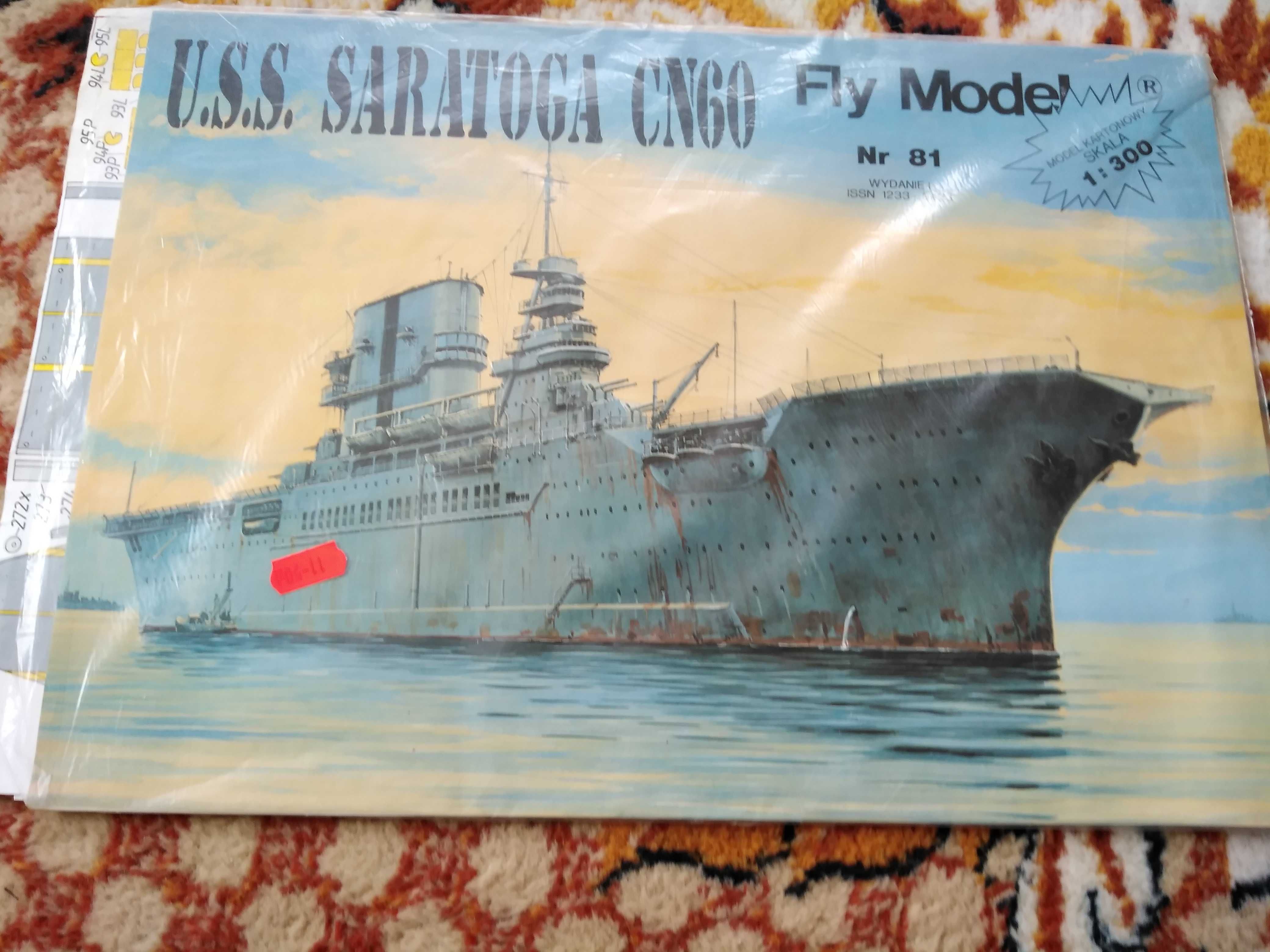 U.S.S. Saratoga CN60 Fly Model Nr81