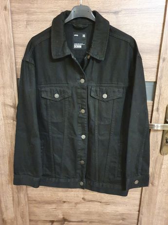 Czarna jeansowa kurtka XS