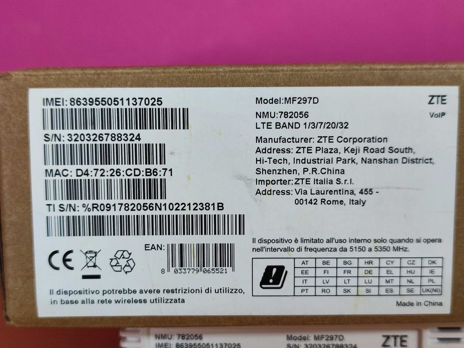 600mbps ZTE MF286D Cat.12 - Router.Modem 4G