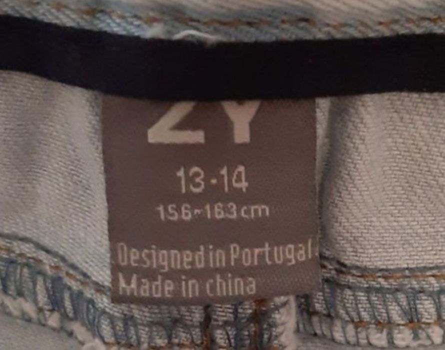 Calças de ganga Zippy para rapaz 13-14 anos