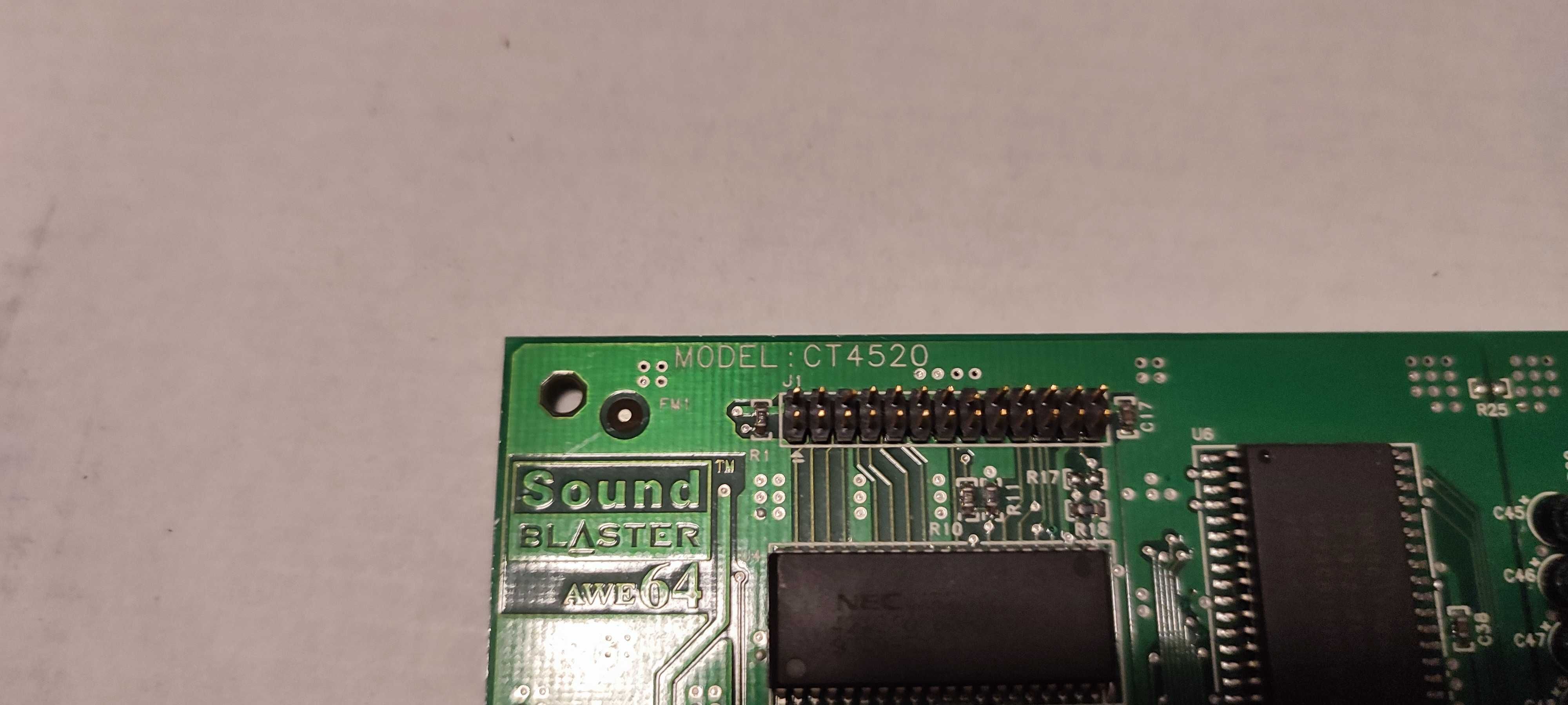 Karta muzyczna Sound Blaster AWE64 CT4520 ISA