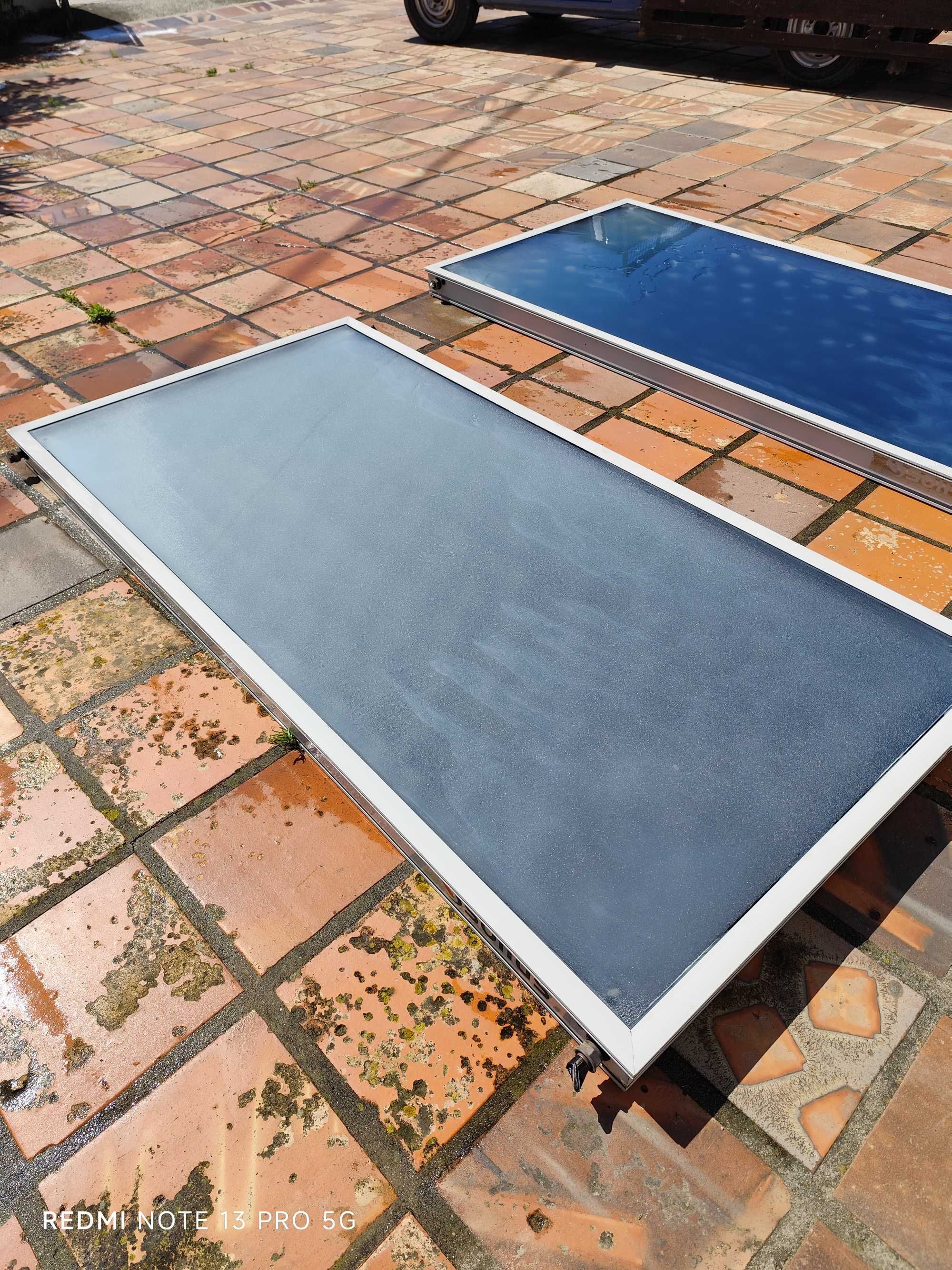 Placas solares aquecimento agua