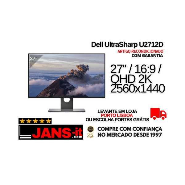 Monitor Dell UltraSharp U2717D | 27" | 16:9 | QHD 2K - Grade B64739999521026120