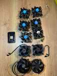 Lote de Coolers Intel e AMD