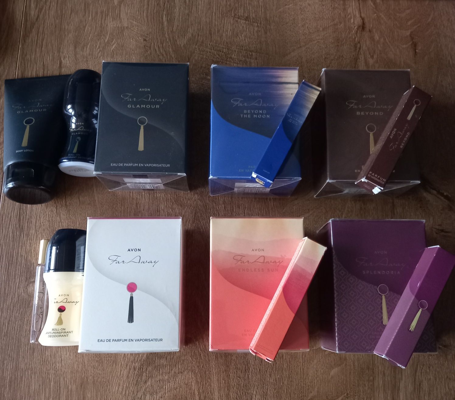 Avon zestaw Far Away Beyond Splendoria Glamour Endless Sun