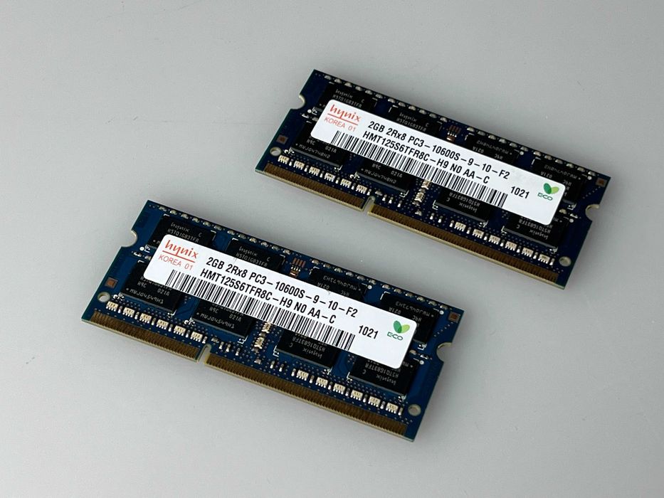 2 placas RAM hynix 2gb DDR3