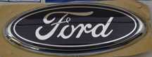 Nowy emblemat znaczek Ford niebieski różne rozmiary