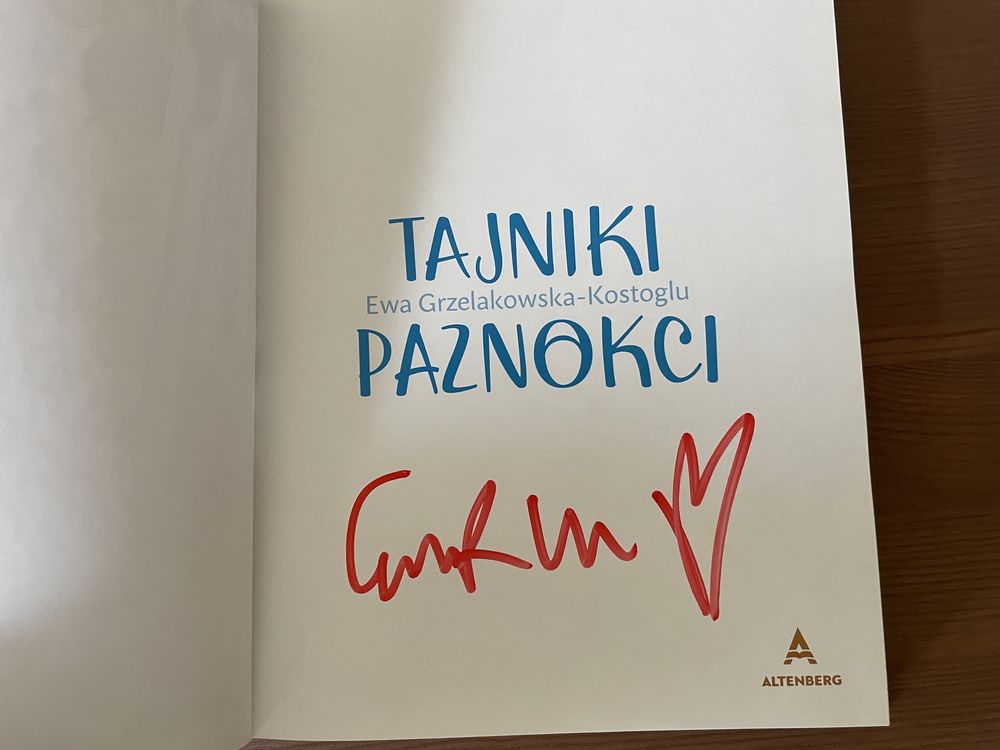 AUTOGRAF Tajniki paznokci Red Lipstick Monster Ewa Grzelakowska nowa