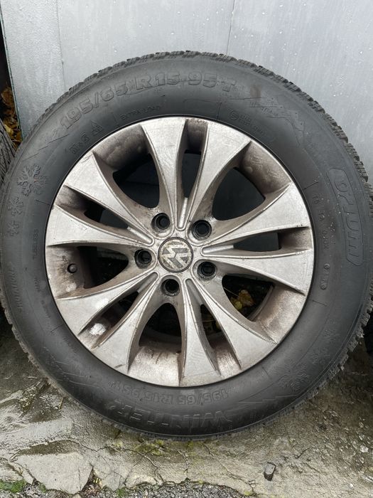 Диски з резиною r15 5/112 Skoda VW Seat(Octavia,Golf,Leon,Touran)